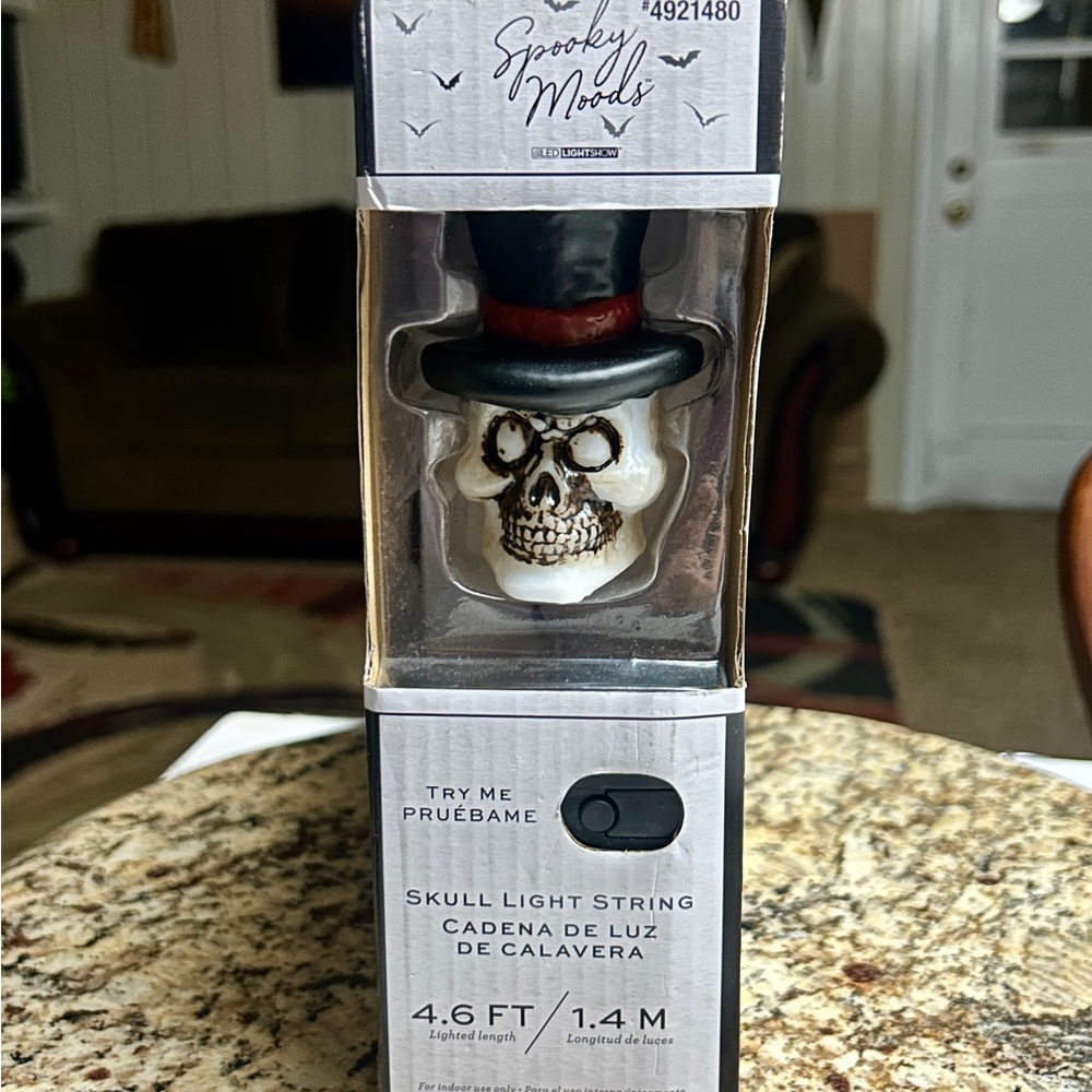Gemmy • 2022 • Spooky Moods • LED Lightshow • Skeleton Light String • New W/ Box - Picture 1 of 10